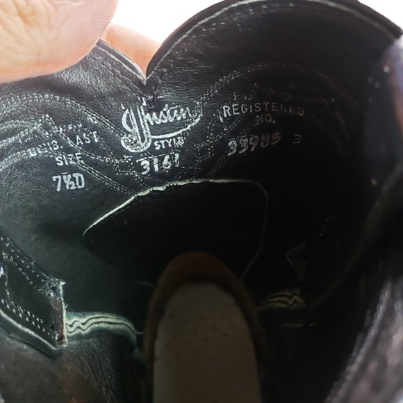 Vtg Justin Black \